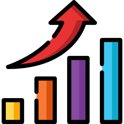 Profits analytics stats business icon