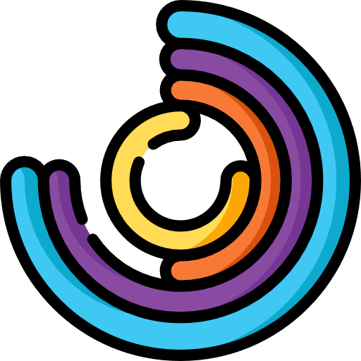 Pie chart business graphical statistics icon