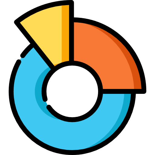 Pie chart pie chart stats statistics icon