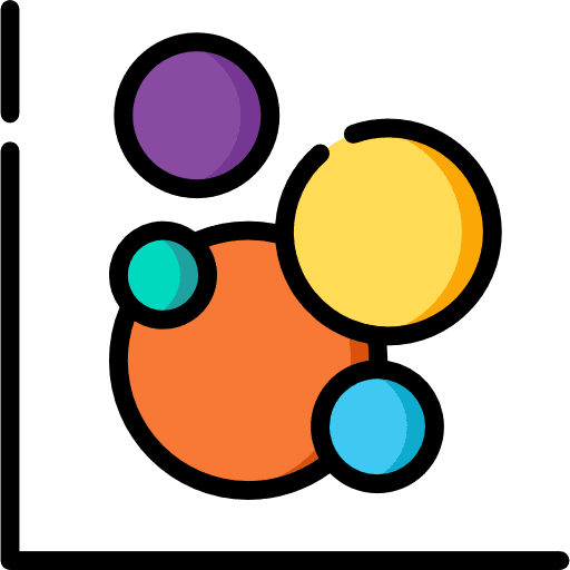 Pie chart statistics stats marketing icon