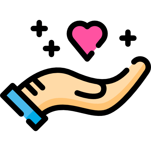Care wellness heart care icon