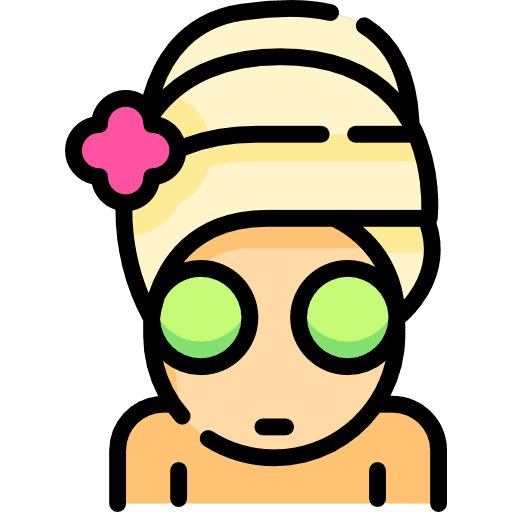 Face mask treatment face user icon