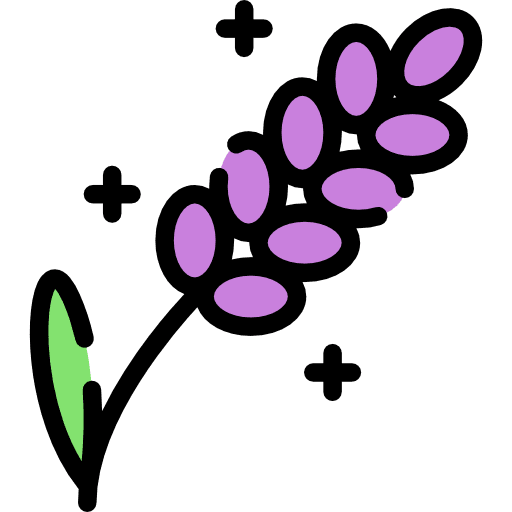 Lavender nature botanical lavender icon