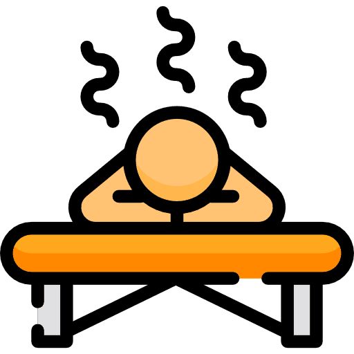 Massage massage treatment people icon