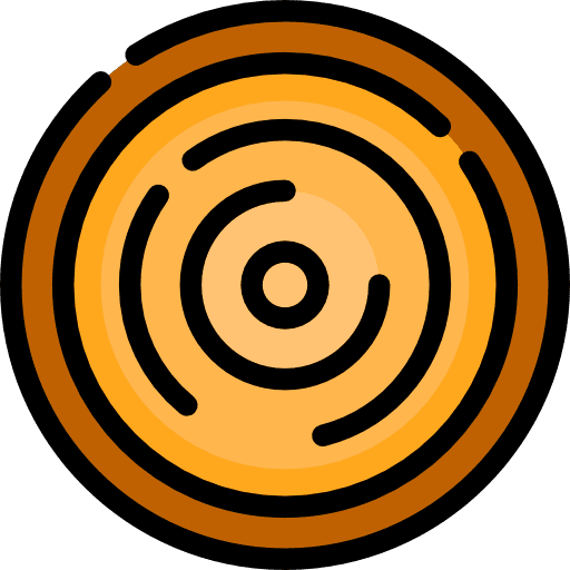 Wood nature log wooden icon