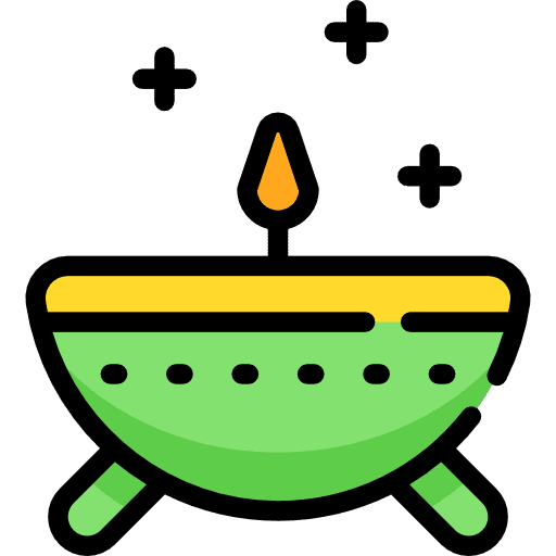 Candle medical relax light icon