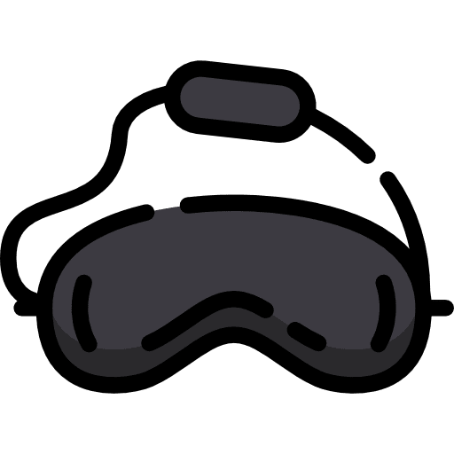 Mask fashion sleep mask icon