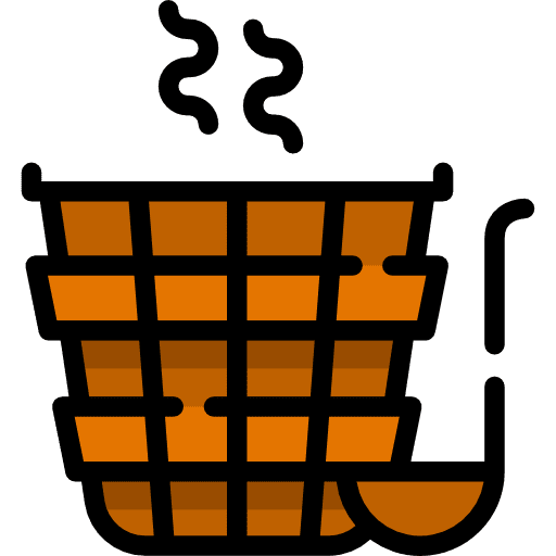 Sauna treatment wellness spa icon