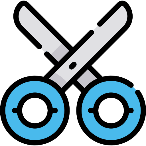 Scissors edit tools cut cutting icon