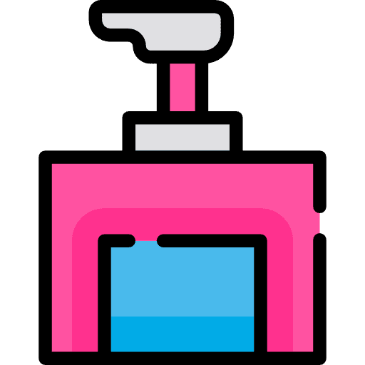 Soap bottles soap bath icon