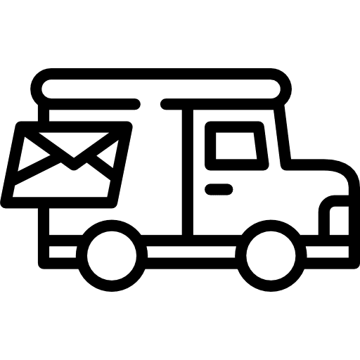 Shipping deliver shipping and delivery van icon