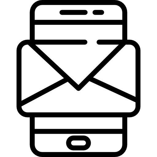 Smartphone cellphone mobile mail message icon