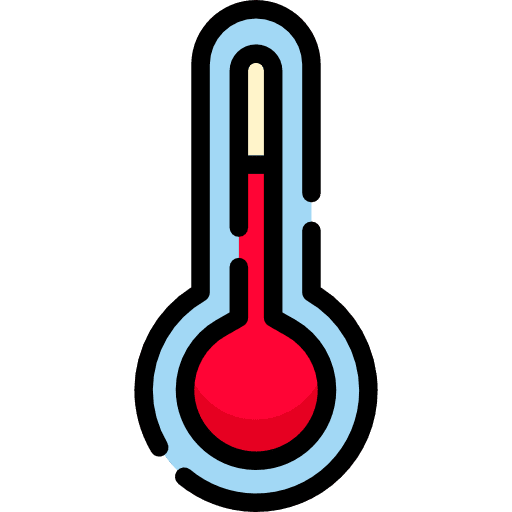 Thermometer fahrenheit degrees thermometer icon