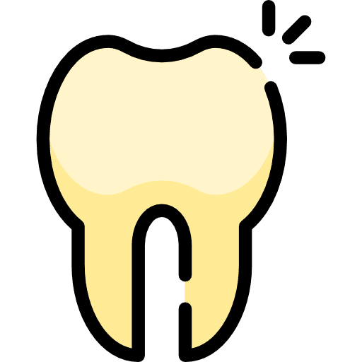 Tooth dentist healthcare and medical premolar icon