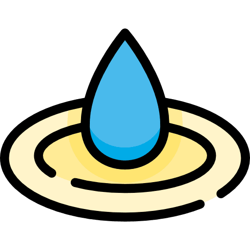 Water rain raindrop wellness icon