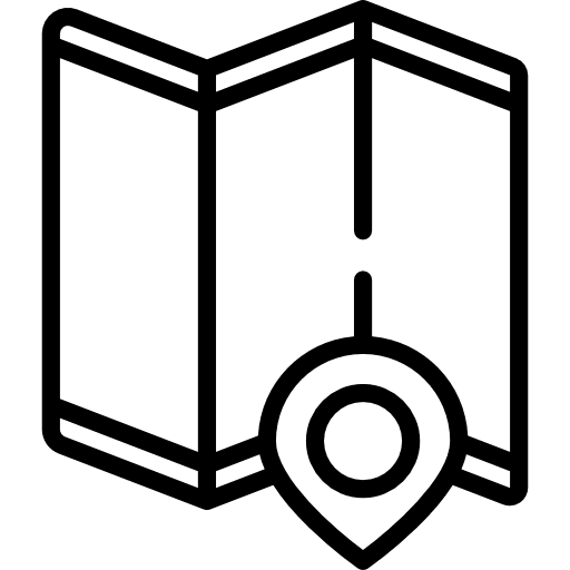 Map map maps and location position icon