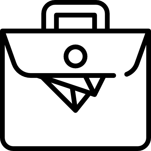 Briefcase bag portfolio briefcase icon