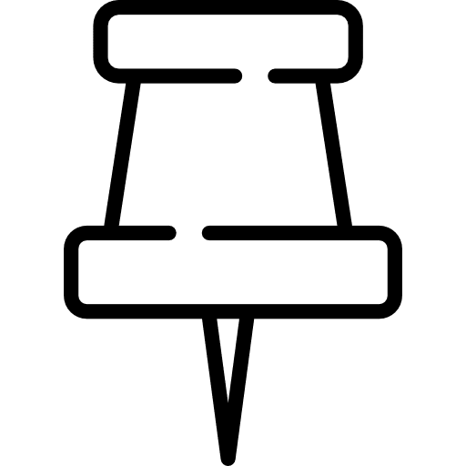 Pin school material pin tools and utensils icon