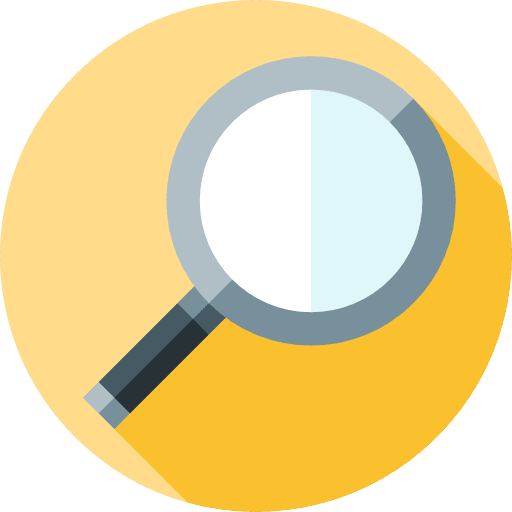 Magnifier ui interface searching icon