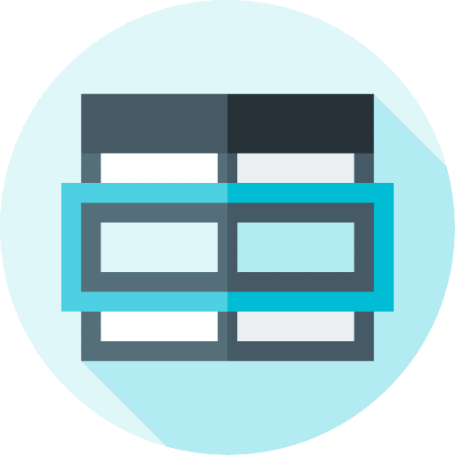 Spreadsheet ui row table icon