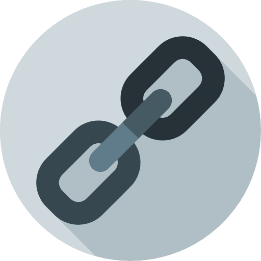 Hyperlink interface ui copy link icon