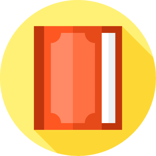 Phone book books app education icon