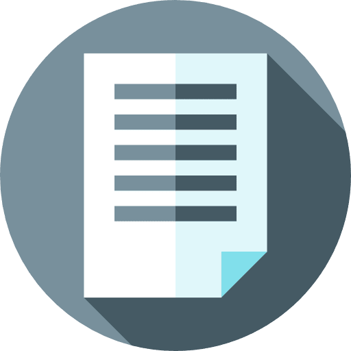 Lines interface sheet text icon