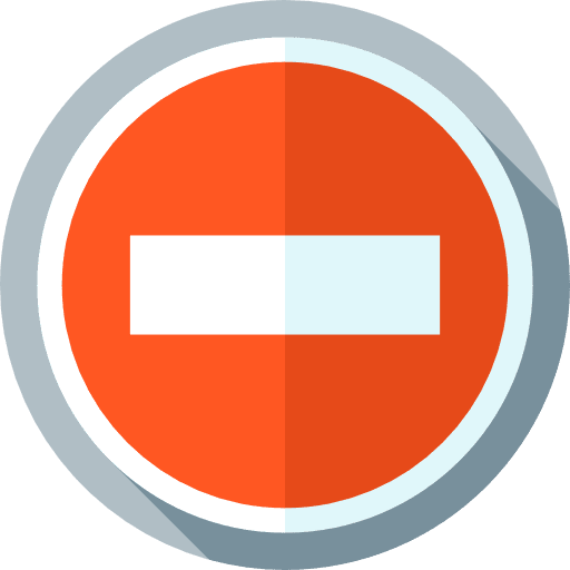Maps and flags traffic maps and flags no entry icon