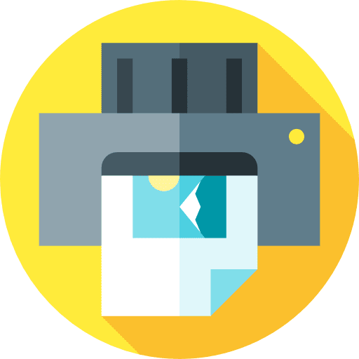 Printing interface print printing icon