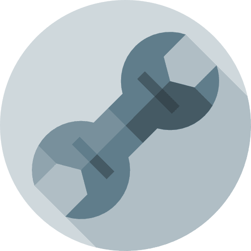 Spanner settings spanner wrench icon