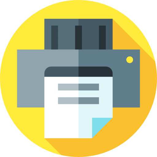 Tools and utensils peripheral printer tools and utensils icon