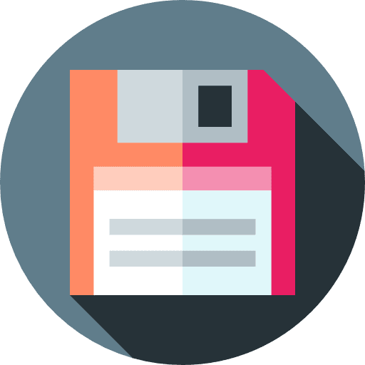 Floppy disk save diskette interface icon