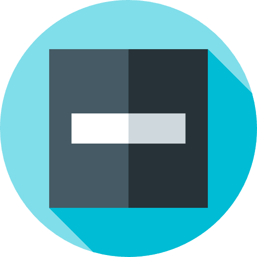 Subtract education subtract maths icon