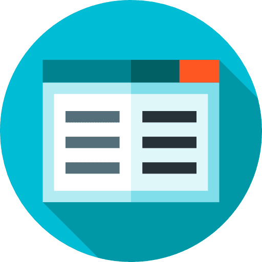 Column interface ui layout icon