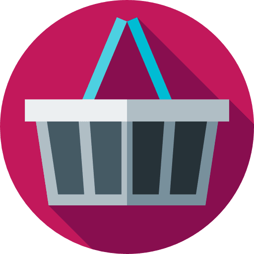 Ecommerce shopping ui basket icon