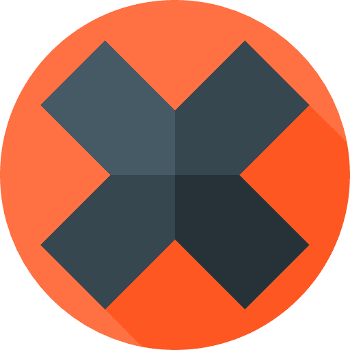 Interface delete cross remove icon