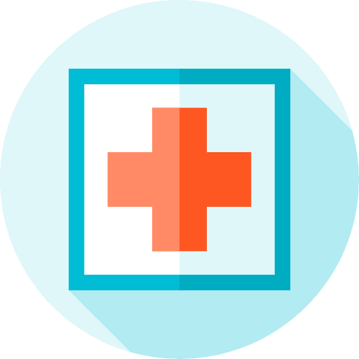 First aid first aid medical hospital icon