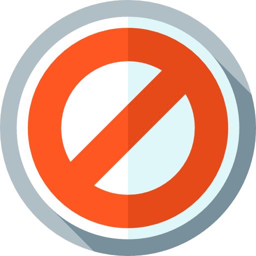 Maps and flags sign prohibition traffic icon