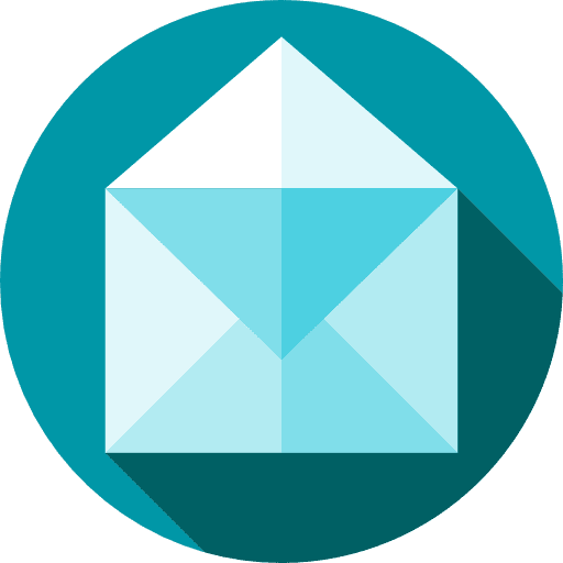 Opened interface message ui icon