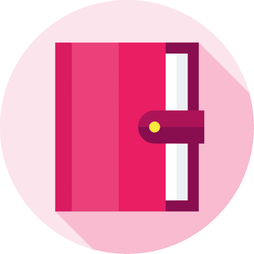 Phone book diary ui notebook icon