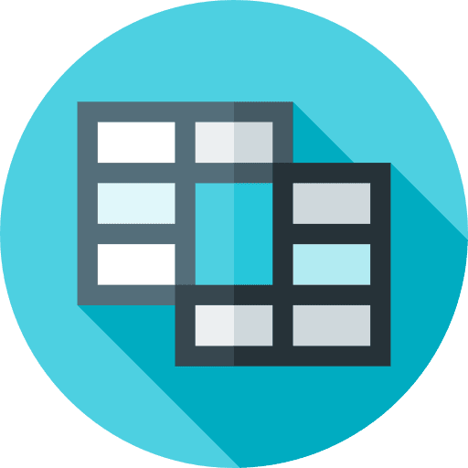 Spreadsheet combine interface spreadsheet icon