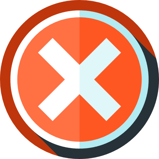 Cancel remove stop ui icon