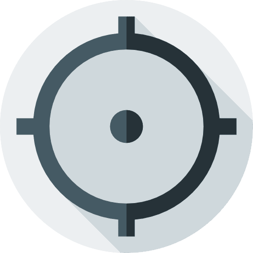 Objetive target my location objetive icon