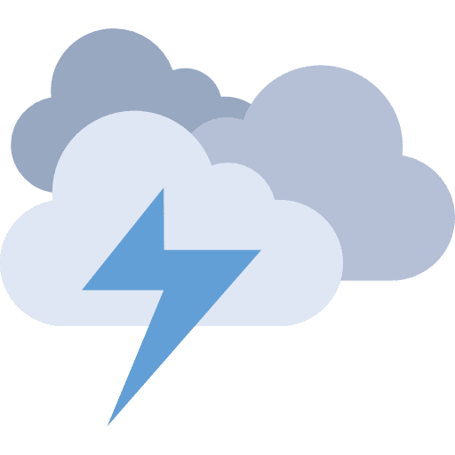Storm thunder storm sky icon