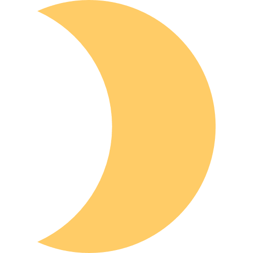 Moon astronomy nature moon phase icon
