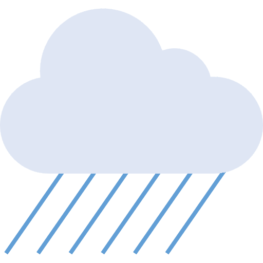 Rain storm meteorology sky icon