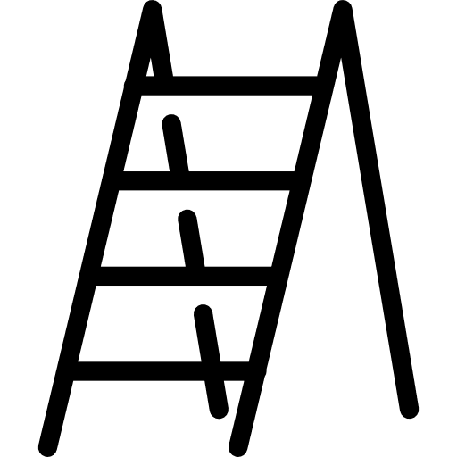 Ladder tools and utensils construction and tools ladder icon