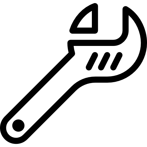 Wrench improvement garage home repair icon