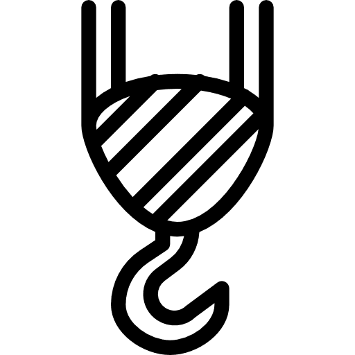 Crane lift crane construction icon