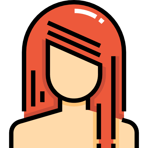 Hair cut head hair cut beauty icon